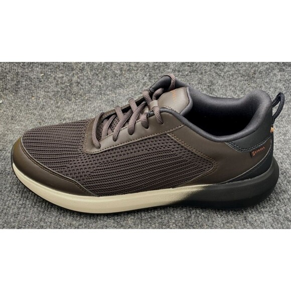Stroll Golf Shoe Men's Size 8.5 Spikeless Performance Knit Black Espresso - Picture 2 of 11